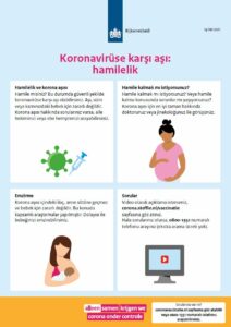 informatiekaart vaccineren Zwangerschap Turks